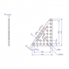 Треугольная пластина из анодированного алюминия Triangle Plate 6*8 (Pair) - «globural.ru» - Севастополь