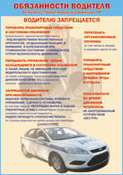 Плакат "Водителю запрещается " 1000*1400 винил - «globural.ru» - Севастополь