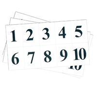 Набор цифр от 1 до 10 (для начальной школы) - «globural.ru» - Севастополь