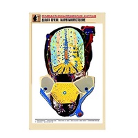 Рельефная таблица "Долька печени. Макро-микростроение" (формат А1, матовое ламинир.) - «globural.ru» - Севастополь