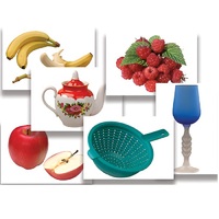 Набор предметных картинок "Фрукты, ягоды, орехи. Посуда" - «globural.ru» - Севастополь