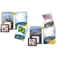 Настольно-печатная игра "Флаги стран мира 2. Азия, Африка, Австралия, Америка" - «globural.ru» - Севастополь