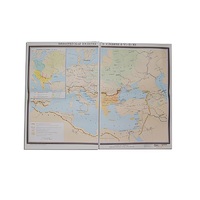 Учебная карта "Византийская империя и славяне в VI - ХI в.в. 1040*1420 мм" (матовое, 2-стороннее лам.) - «globural.ru» - Севастополь