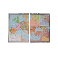 Учебная карта "Европа в 16 - первой половине 17 в.в." 1030*1420 мм (матовое, 2-стороннее лам.) - «globural.ru» - Севастополь