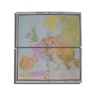 Учебная карта "Европа с 1815 - 1849 г.г." 1180*1070 мм (матовое, 2-стороннее лам.) - «globural.ru» - Севастополь