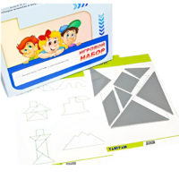 Игровой набор "Танграм" (с комплектом карточек) - «globural.ru» - Севастополь