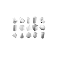 Комплект гипсовых моделей геометрических тел  - «globural.ru» - Севастополь