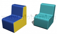 Прямоугольный стул 50*60*60/32см (ВИК) - «globural.ru» - Севастополь