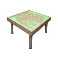 Столик на ножках для рисования песком Радуга. Подсветка RGB - «globural.ru» - Севастополь