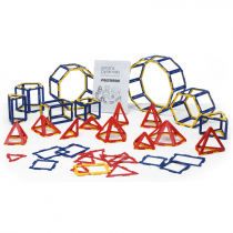 Набор по основам математики, конструирования и моделирования Полидрон Каркасы "Призмы и пирамиды" - «globural.ru» - Севастополь