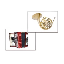 Дидактическое пособие "Музыкальные инструменты" (24 карточки, А4, ламинированное) - «globural.ru» - Севастополь