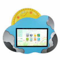 Профессиональный сенсорный настенный игровой комплекс "Говорящее облачко" - «globural.ru» - Севастополь