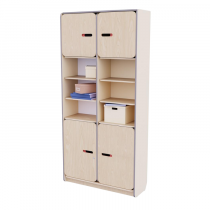 Рабочий стеллаж для воспитателя из коллекции «НЕГА» (цвет бежевый) - «globural.ru» - Севастополь