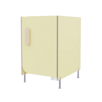 Гигиеническая кабинка из коллекции «НЕГА» (цвет желтый) - «globural.ru» - Севастополь