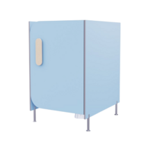 Гигиеническая кабинка из коллекции «НЕГА» (цвет голубой) - «globural.ru» - Севастополь