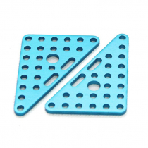 Треугольная пластина из анодированного алюминия Triangle Plate 6*8 (Pair) - «globural.ru» - Севастополь