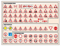 Базовый комплект светового оборудования "Дорожные знаки" с сенсорным беспроводным пультом дистанционного управления - «globural.ru» - Севастополь