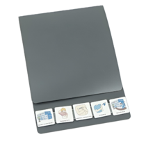 Коммуникативная книга с карточками PECS/ПЭКС (Большая, цвет серый) - «globural.ru» - Севастополь