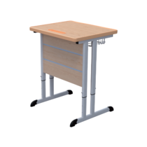 Стол ученический одноместный на плоскоовальной трубе 3-7 гр.р. - «globural.ru» - Севастополь