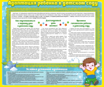 Стенд "Адаптация ребенка в детском саду" - «globural.ru» - Севастополь