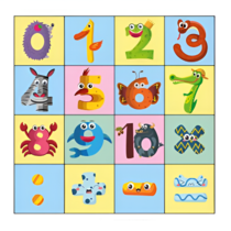 Коврик для логобота Пчелка "Цифры" - «globural.ru» - Севастополь