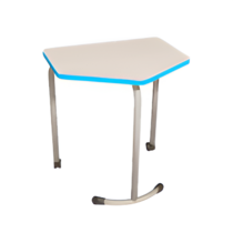 Стол модульный трапециевидный Flexy с полиуретановой кромкой - «globural.ru» - Севастополь