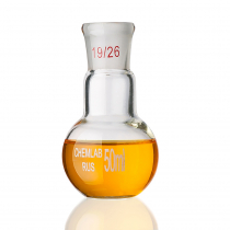 Колба плоскодонная со шлифом 50 мл. - «globural.ru» - Севастополь