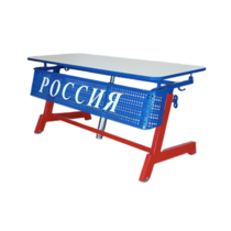 Стол ученический двухместный "Патриот-2п" на газовом лифте (р.гр. № 3-7 и наклоном столешницы ) - «globural.ru» - Севастополь