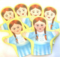 Набор кукол - рукавичек  "Эмоции. Девочки" - «globural.ru» - Севастополь