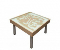 Столик на ножках для рисования песком Радуга. Подсветка белая - «globural.ru» - Севастополь