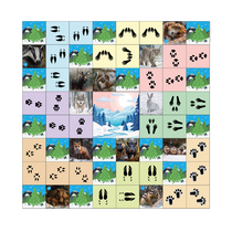 Коврик для логобота Пчелка "Следы животных" - «globural.ru» - Севастополь