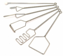 Комплект "Постановочные зонды на витых ручках с колечком (шарик фторопласт) (6 штук) - «globural.ru» - Севастополь