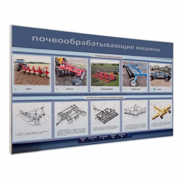 Электрифицированный светодинамический стенд «Почвообрабатывающие машины» - «globural.ru» - Севастополь