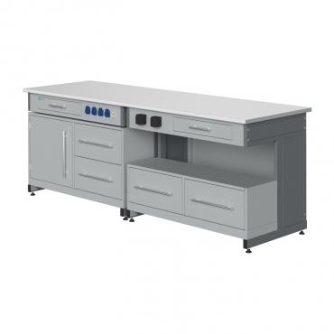 Стол лабораторный демонстрационный с электрическими розетками, автоматами аварийного отключения тока - «globural.ru» - Севастополь